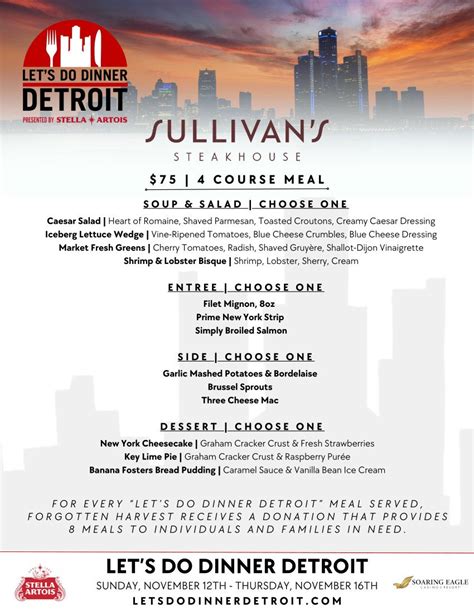 Sullivan's Steakhouse — Let's Do Dinner