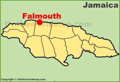 Falmouth Maps | Jamaica | Maps of Falmouth