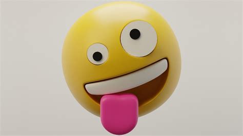 Wild Face Emoji 3D model | CGTrader