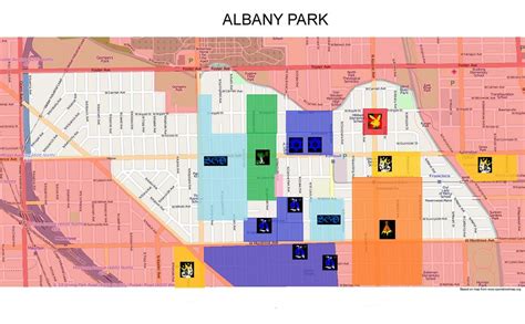 Albany Park Gang Map | Map of Albany Park, Chicago | slide100100 | Flickr