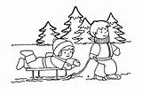 Online coloring Pages Coloring Page Boys sledding People Download  sketch template