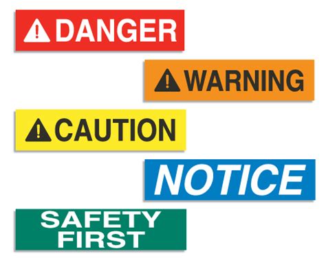 Safety Warning Signs | LEM Products Inc.