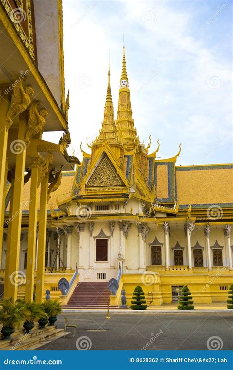 Cambodian Royal Palace stock photo. Image of palace, structure - 8628362