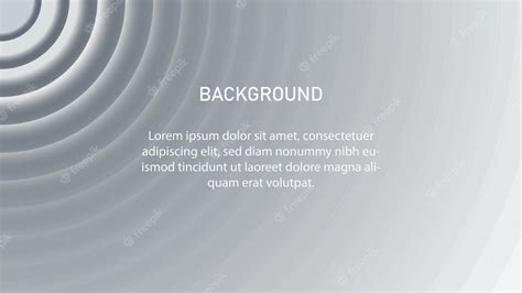 Premium Vector | Gradient white circle abstract background