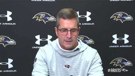 Coach Harbaugh Live Press Conference Oct. 19 | Baltimore Ravens was ...