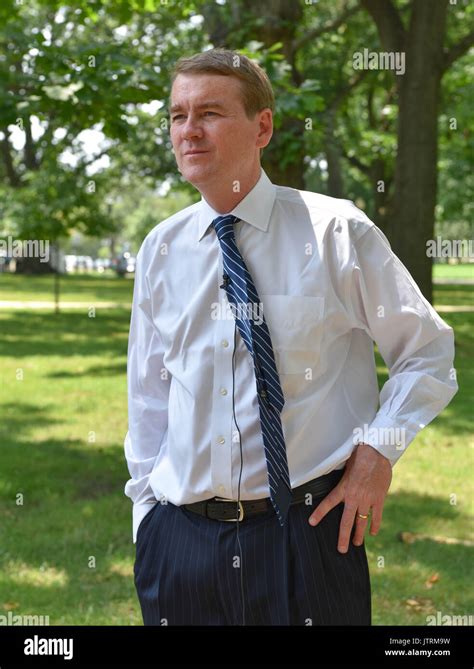 U.S. Senator Michael Bennet of Colorado during a Democratic event on ...