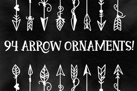 Arrow Font - Ornaments (44898) | Dingbats | Font Bundles