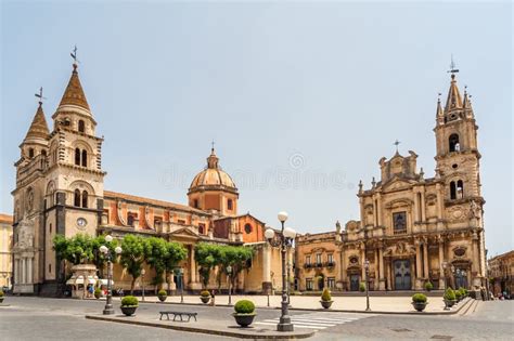 Acireale - Cathedral stock image. Image of religion, history - 34411167