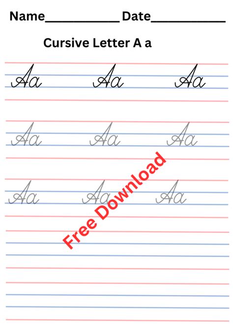 Cursive Letters Free Printables 27 worksheets