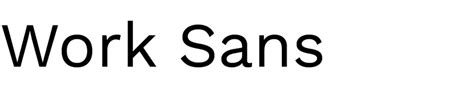 Work Sans in use - Fonts In Use