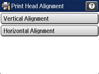 Aligning the Print Head Using the Product Control Panel