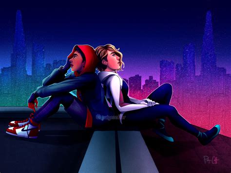 Miles X Gwen Into The Spider Verse