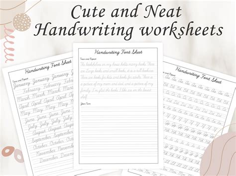 Handwriting Practice Sheet PDF Printable | ubicaciondepersonas.cdmx.gob.mx