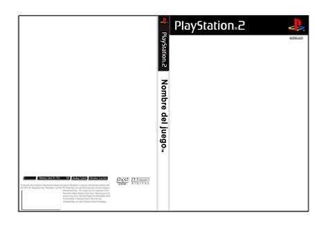 Ps2 Game Cover Template