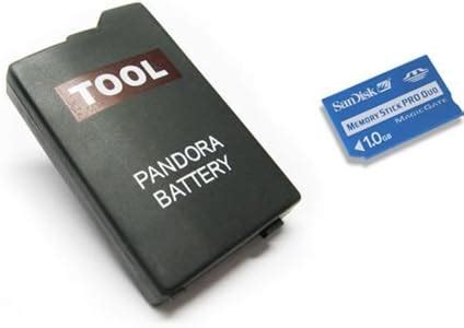 Pandora Battery Kit INC 512MB CARD PRE-CONFIGURED TO CFW 5.00 M33-6 ...