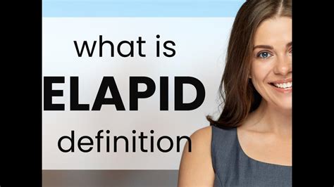 Elapid — what is ELAPID meaning - YouTube