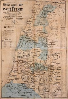 Maps of the Old & New Testament-Palestine at the time of the Patriarchs map | H.S. CATHOLIC ...