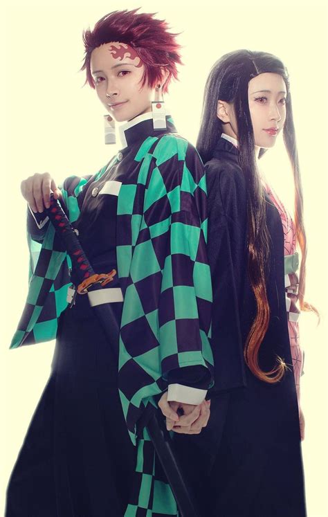 Tanjiro and Nezuko Kimetsu no Yaiba #cosplay | Foto