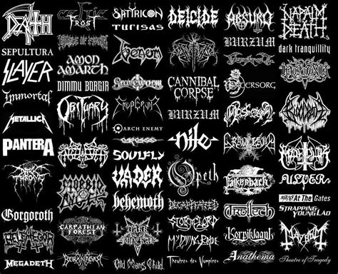 Black Metal Logo Wallpaper