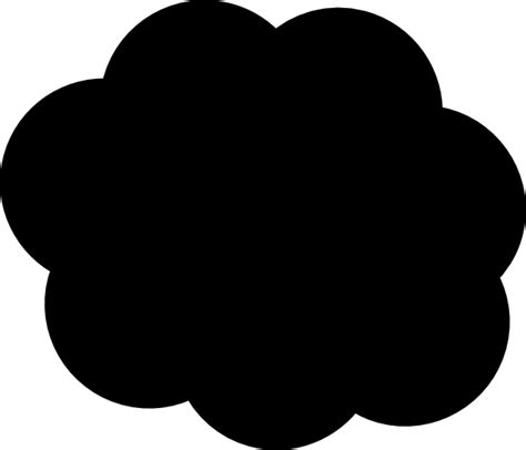 Black Cloud Clip Art at Clker.com - vector clip art online, royalty free & public domain