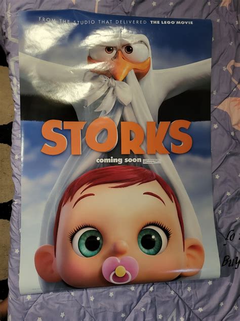 Storks Movie Poster, Hobbies & Toys, Collectibles & Memorabilia, Fan ...