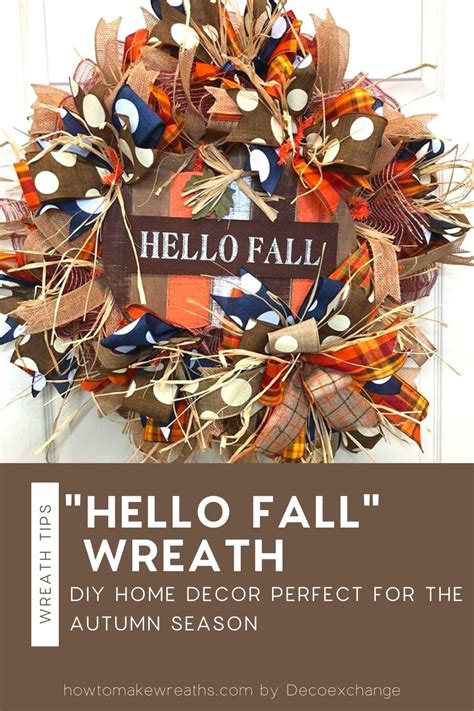 How To Make A "Hello Fall" Wreath