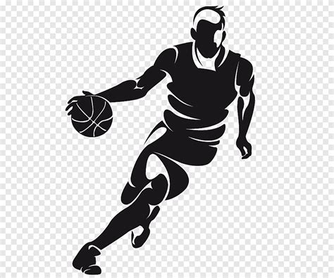 Basketball Silhouette, basketball, hand, logo png | PNGEgg