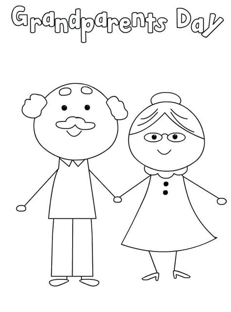 Grandparents Day 5 Coloring Page - Free Printable Coloring Pages for Kids