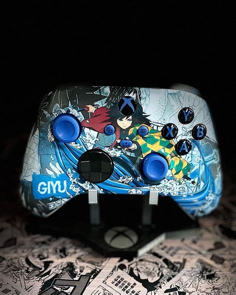 Giyu Demon Slayer Xbox Controller | CesarsGarageDesigns