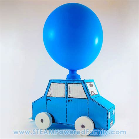 Build a Balloon Car and Race to the Finish! Science Fair Project