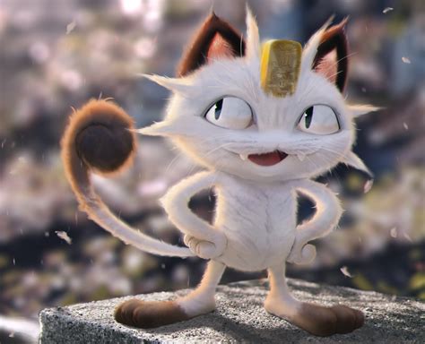 ArtStation - Meowth - fan art