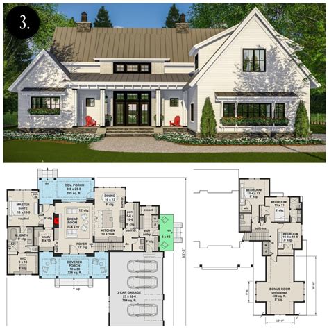 12 Modern Farmhouse Floor Plans - Rooms For Rent blog