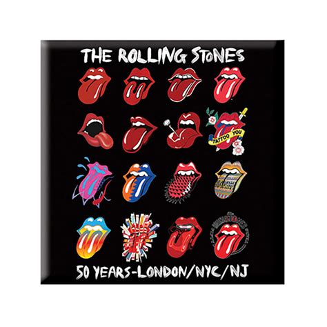 Rolling Stones Tongue Evolution Fridge Magnet - Cyberteez