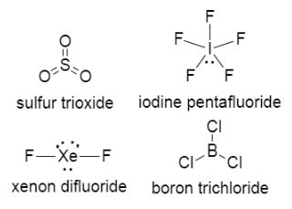 Use Lewis structures to determine which of these molecules has a ...