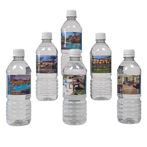 Water Bottle Label Printing - TLC Label