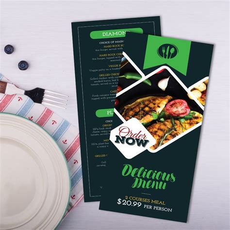 Custom Pocket Menus | Order Pocket Menus Printing Online - Print Magic