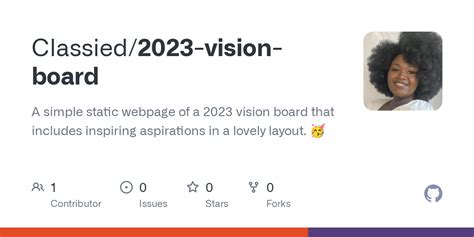 GitHub - Classied/2023-vision-board: A simple static webpage of a 2023 ...