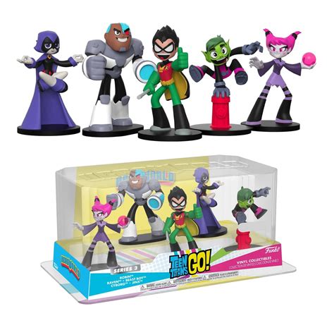 Teen Titans Go! - HeroWorld Figures (5-Pack) | at Mighty Ape NZ