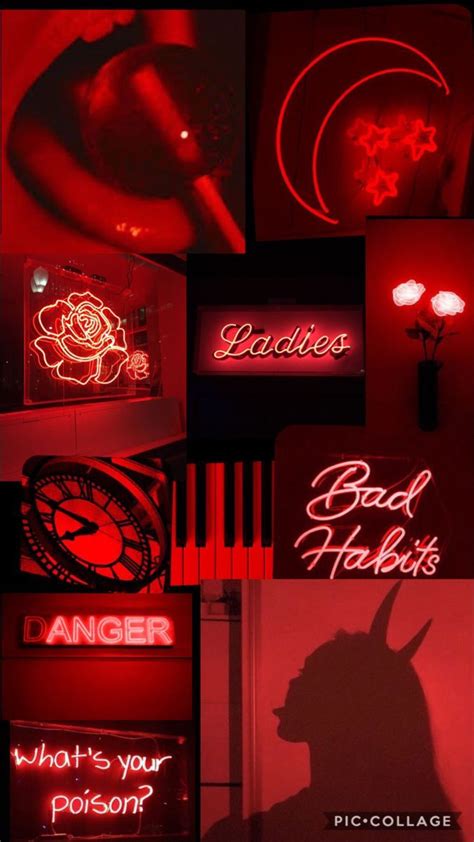 Neon Red Aesthetic Wallpapers - Wallpaper Cave