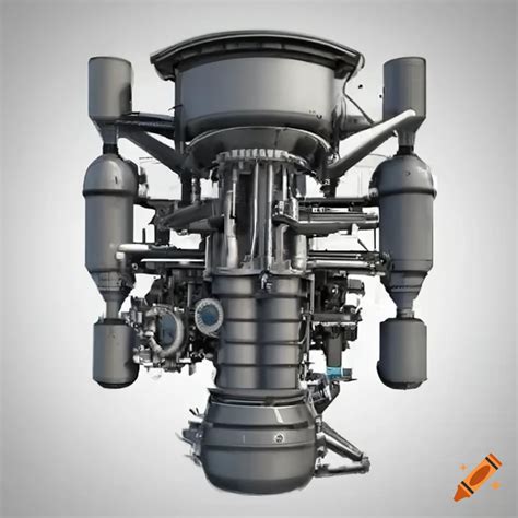 Clean and powerful rocket engine design on Craiyon