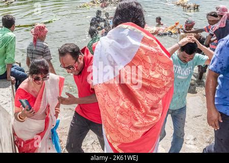 Ganges river Pollution Woes Increase With The Conclusion Of Durga Idol ...