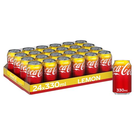 Coke Can Lemon 330ml x 24