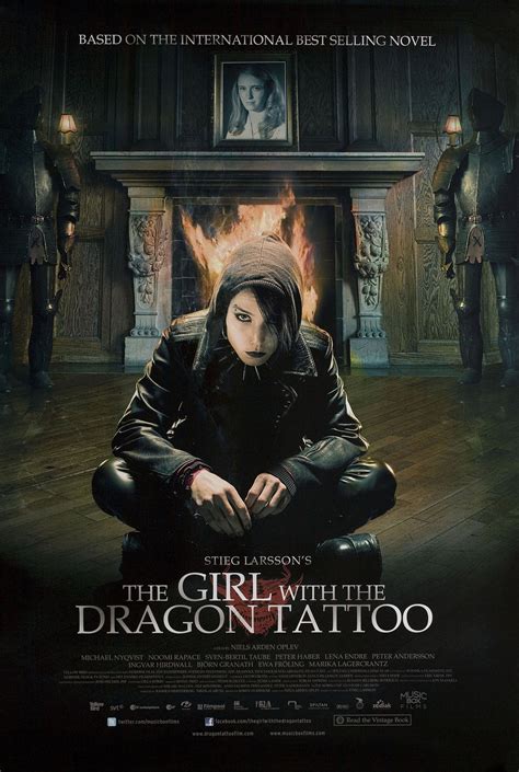 The Girl with the Dragon Tattoo Original 2009 U.S. One Sheet Movie ...