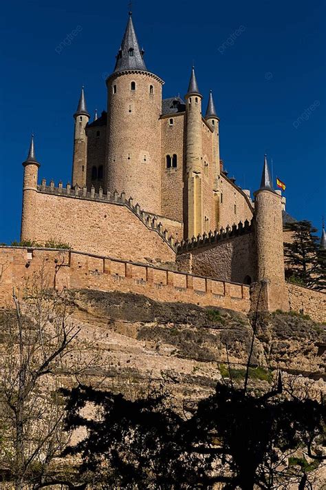 Kastil Alcazar Segovia Tegalan Kastil Segovia Kuno Foto Latar belakang ...