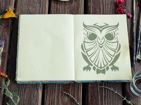 Owl Stencil - Art and Wall Stencil - Stencil Giant