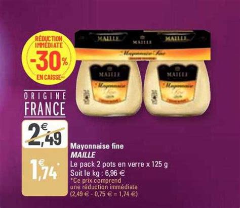 Offre Mayonnaise Fine Maille chez G20