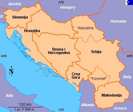 Clickable map of Yugoslavia (1945-1991)