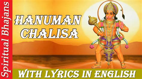 Top Hanuman Chalisa - Full Song - With Lyrics | Hanuman chalisa, Songs ...