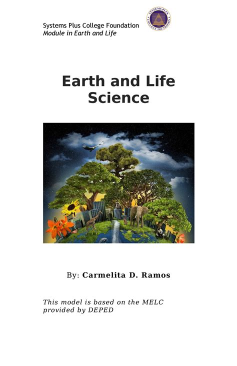 Earth and Life Science Curriculum Guide - Systems Plus College Foundation Module in Earth and ...