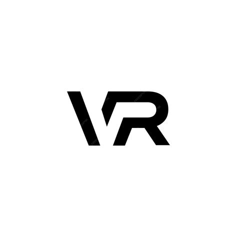 Premium Vector | Vr logo design